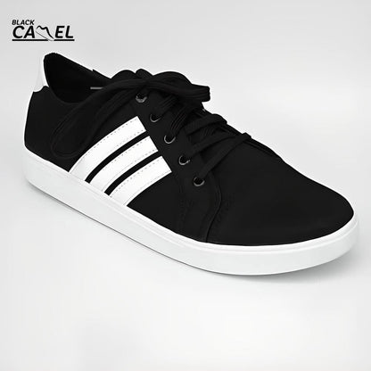 Black Camel Sneakers For Men Black Color Shoes For Men
