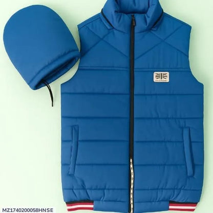 Men's Parachute High Quality Printed Sleeveless Jacket