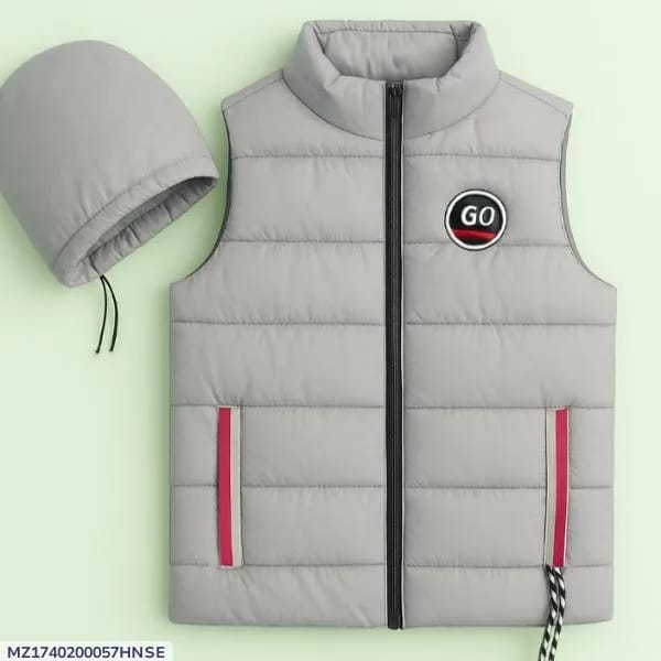 Men's Parachute High Quality Printed Sleeveless Jacket