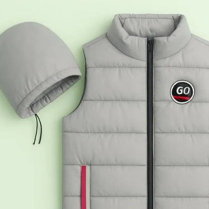 Men's Parachute High Quality Printed Sleeveless Jacket