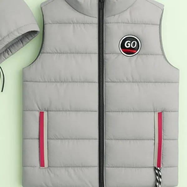 Men's Parachute High Quality Printed Sleeveless Jacket