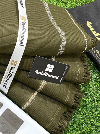 Men's Stitched Wool Shawl