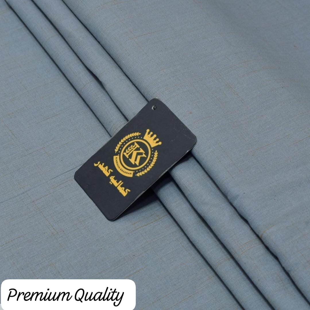 Men's Unstitched Cotton Plain Suit