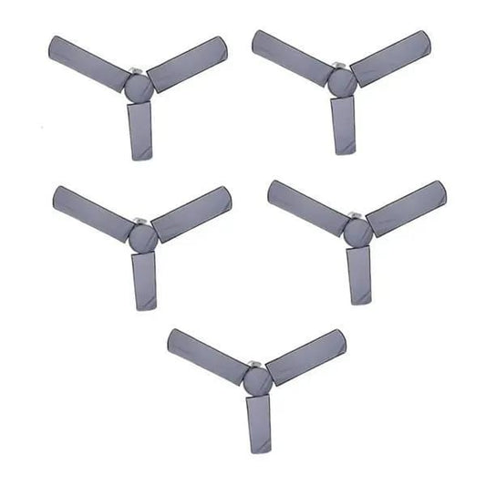 Pack of 05 Fan Covers Complete Set, Including 3 Blade Covers and 1 Motor Cover, Dust Proof and Moisture Proof Best Quality Stuff