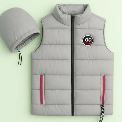 Men's Parachute High Quality Printed Sleeveless Jacket