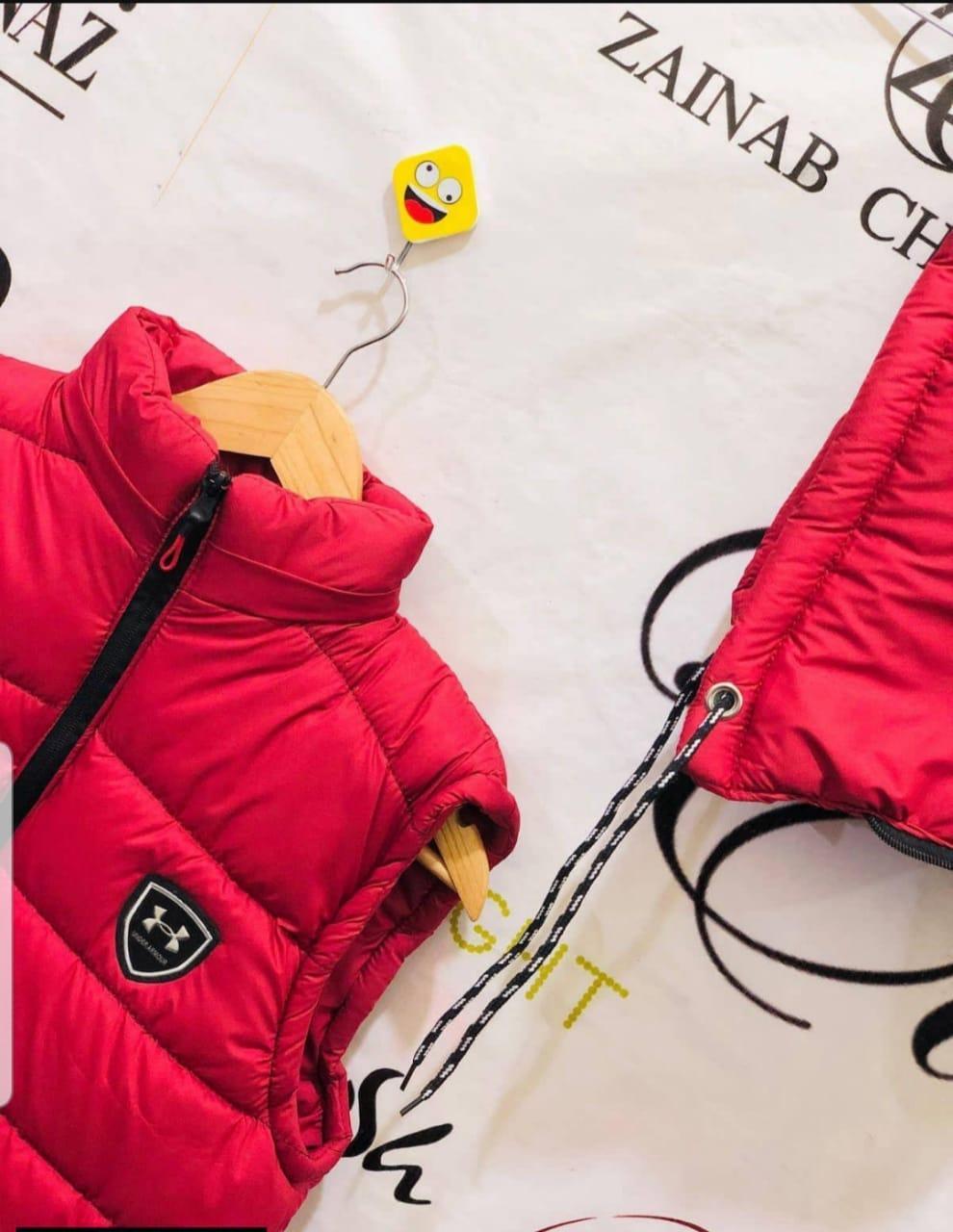 Men's Parachute High Quality Printed Sleeveless Jacket