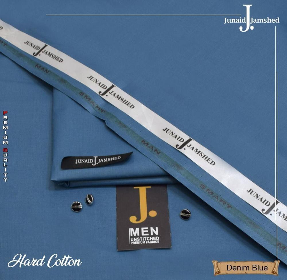 Men's Unstitched Cotton Plain Suit